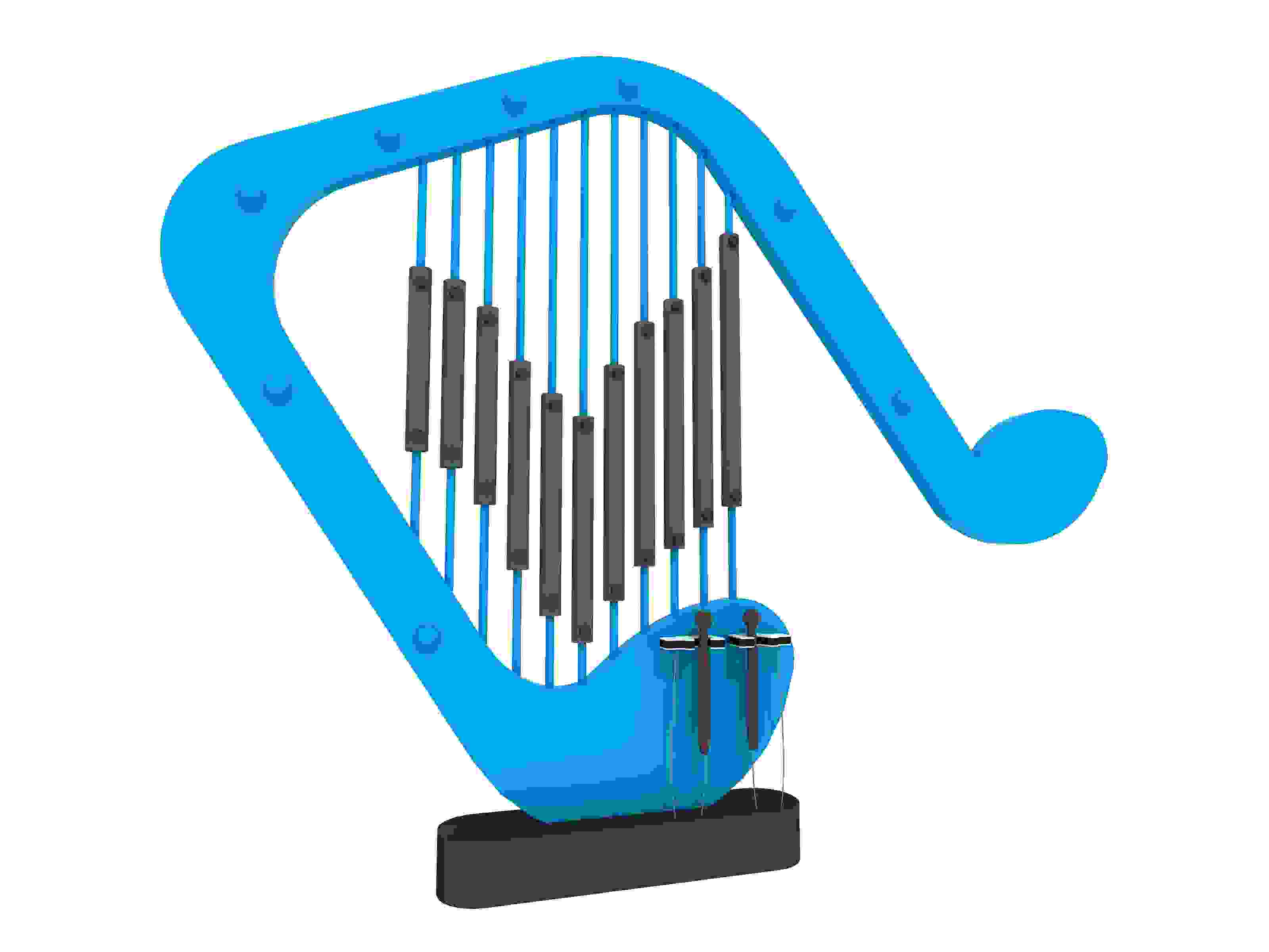 Harpe bleue