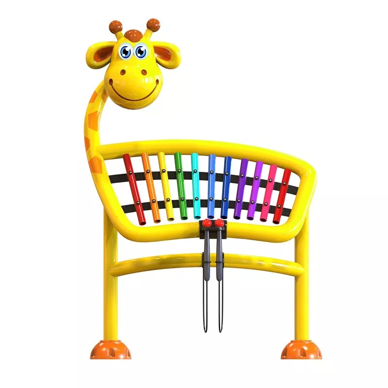 Instrument de percussion en forme de girafe