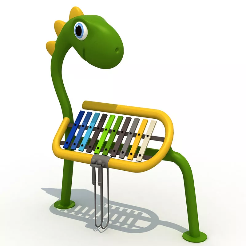 Percussion en forme de dinosaure