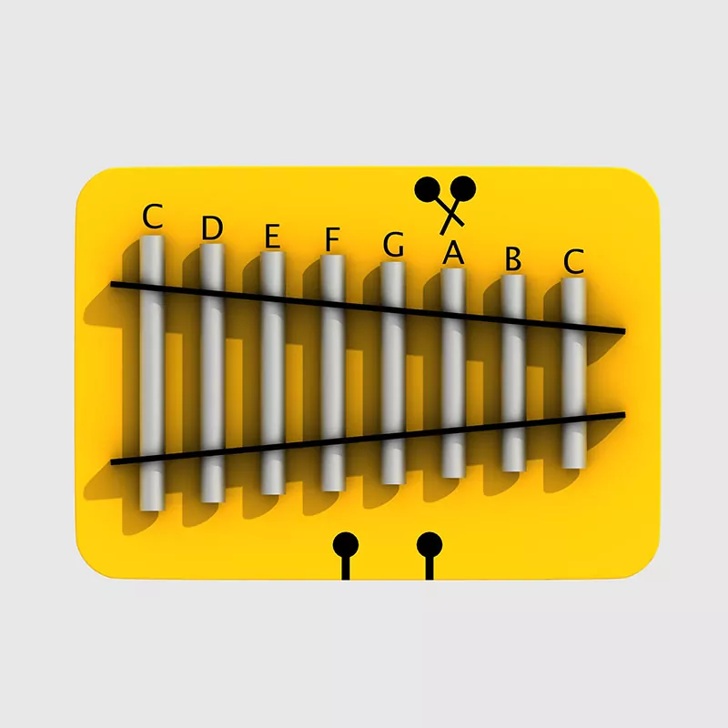 Cloches de pagode pour enfants, instruments de musique pour terrain de jeu Commercial de la maternelle