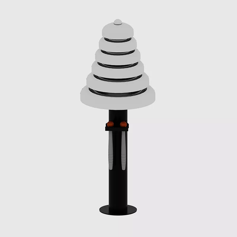 Percussion rythmique en forme de tour